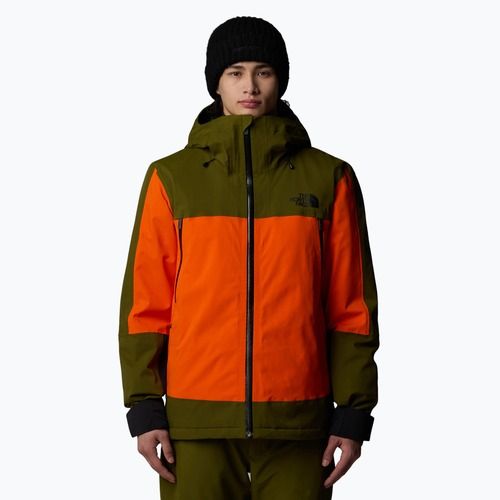 Férfi sídzseki The North Face Mount Bre orange/forest olive