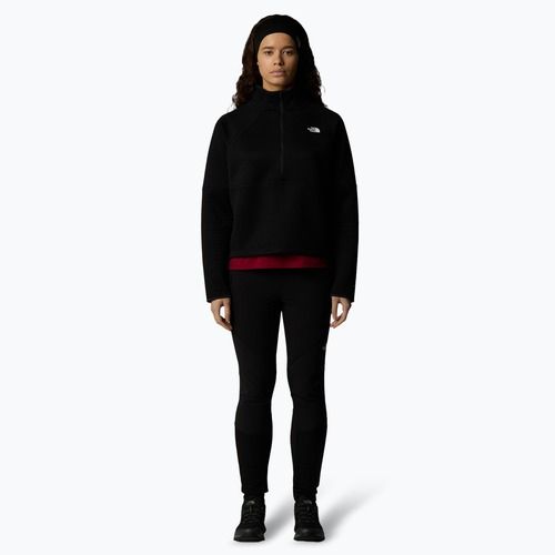 Női trekking pulóver The North Face Vertical Thermal 1/4 Zip fekete