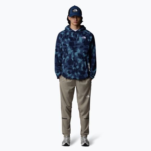 Férfi pulóver The North Face Mountain Athletics Fleece Print summit navy aop print