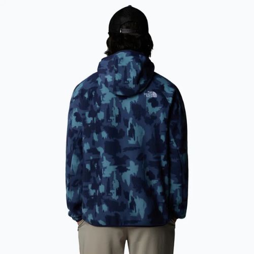 Férfi pulóver The North Face Mountain Athletics Fleece Print summit navy aop print