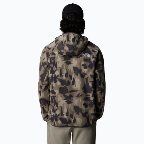 Férfi pulóver The North Face Mountain Athletics Fleece Print barlang szürke festett mou