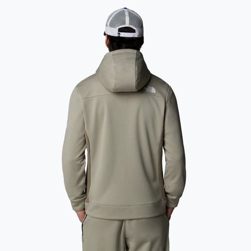 Férfi The North Face Mountain Athletics Full Zip Fleece pulóver agyag szürke/ barlang szürke