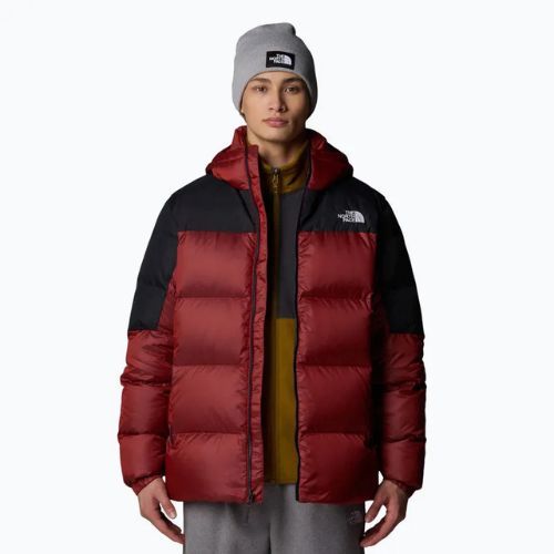 Férfi pehelykabát The North Face Diablo Down 2.0 Hoodie magas kockázatú piros/fekete heather