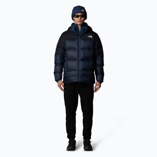 Férfi pehelypaplan The North Face Diablo Down 2.0 Hoodie árnyékos kék/fekete heathe