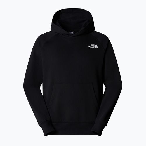 Férfi The North Face Raglan Box Nse kapucnis pulóver fekete/ fehér
