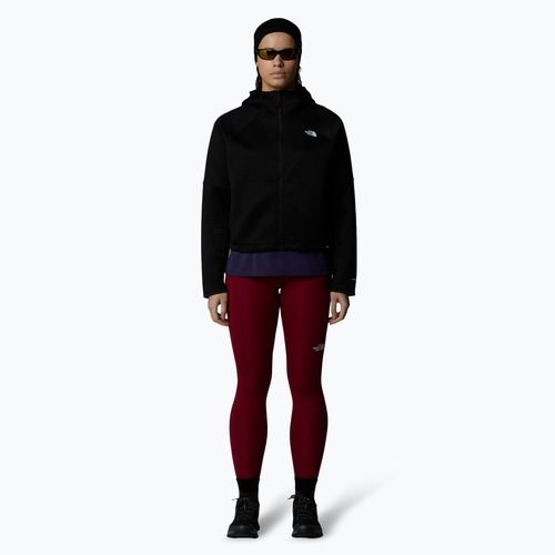 Női trekking pulóver The North Face Vertical Thermal FZ Hoodie fekete