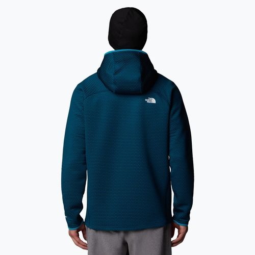 Férfi trekking pulóver The North Face Vertical Thermal FZ Hoodie éjfekete benzin