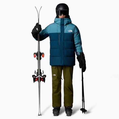 Férfi sídzseki The North Face Corefire Down Windstopper Jacket midnight petrol/algae blue