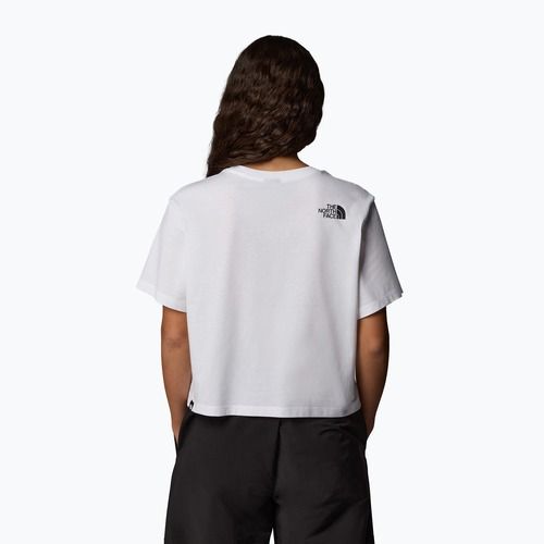 Női póló The North Face Easy Relaxed Cropped fehér