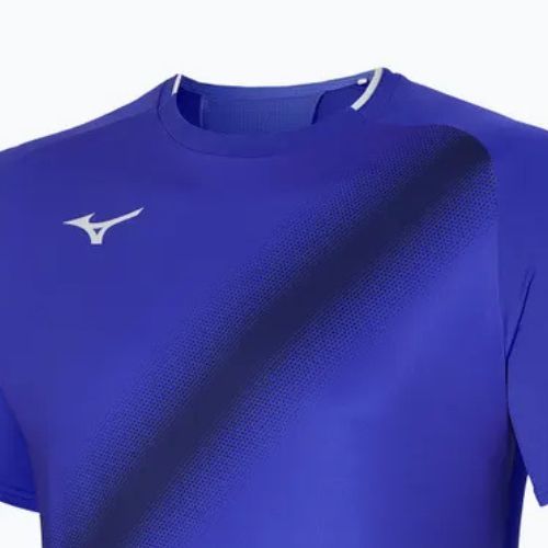 Férfi tenisz póló Mizuno Shadow Tee lila kék