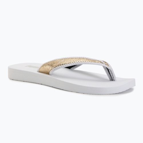 Női PUMA Sandy Flip Metallic Shine flip flopok puma fehér/puma arany