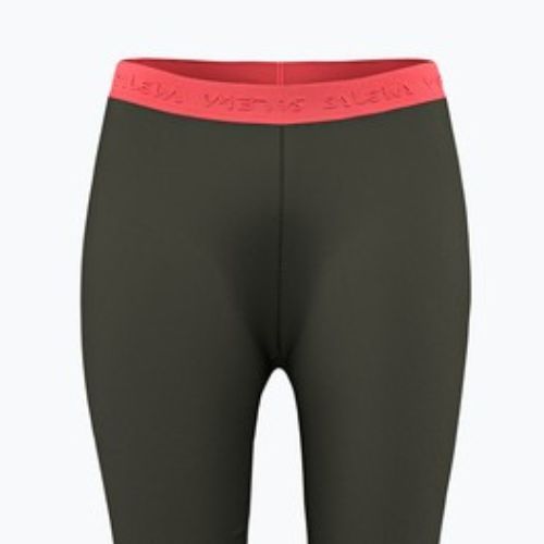 Női thermo nadrág Salewa Cristallo Warm AMR 3/4 dark olive