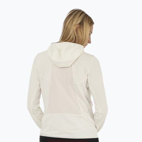 Női trekking pulóver Salewa Pedroc PL Hooded white
