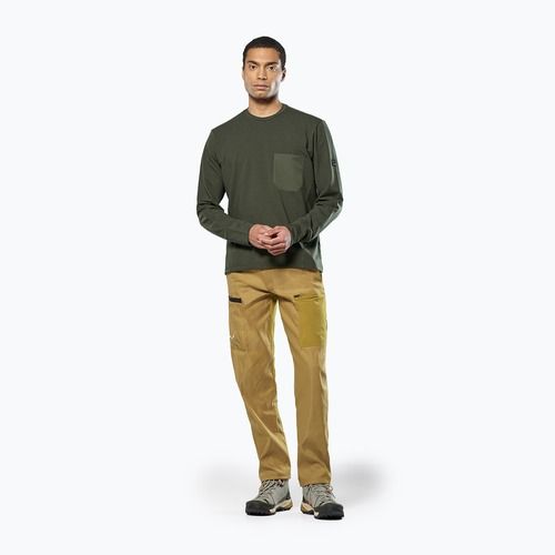 Férfi Salewa Fanes Dry pulóver sötét olíva