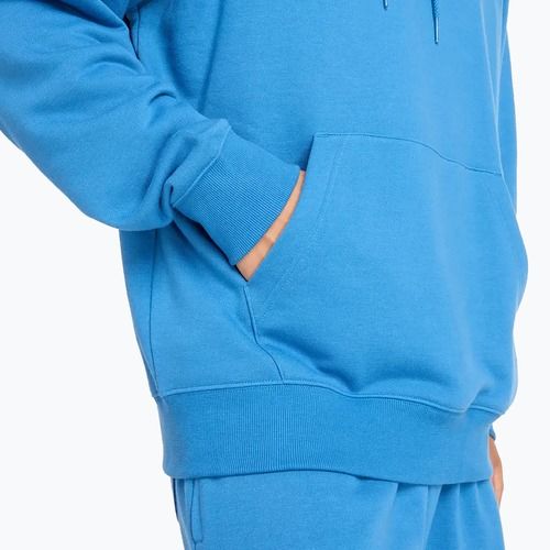 Férfi New Balance Small Logo francia frottír kapucnis pulóver kék achate