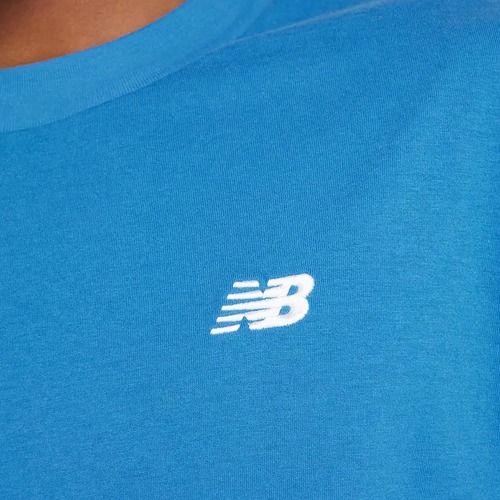 Férfi New Balance Small Logo kék achát póló
