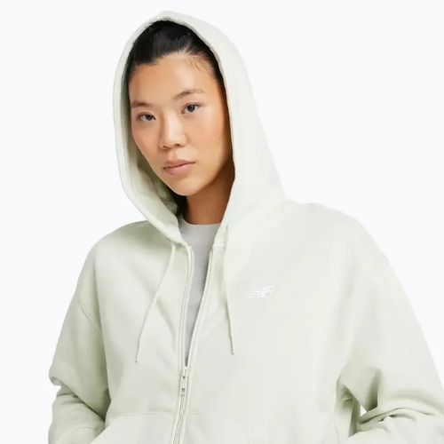 Női New Balance French Terry Full Zip melegítőfelső természetes menta