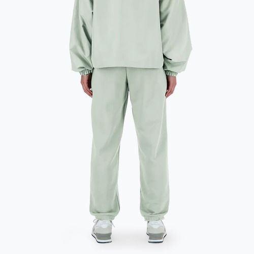 Női New Balance French Terry Jogger nadrág természetes menta