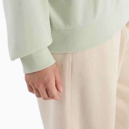 Női New Balance French Terry French Terry Small Logo pulóver természetes menta