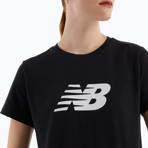 Női New Balance Jersey Logo fekete