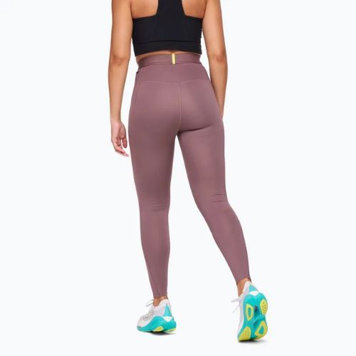 Női futó leggings HOKA Novafly Run 25" füstös kvarc