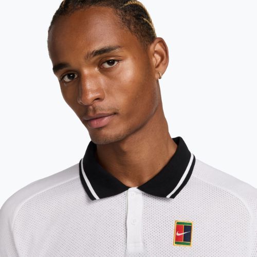 Férfi teniszpóló Nike Court Heritage Polo white/black
