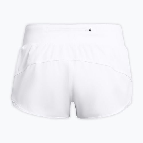Under Armour Launch Pro 2'' női futónadrág fehér/fehér/fényvisszaverő