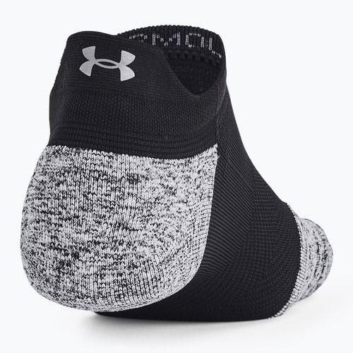 Under Armour Dry Run Cushion No Show futó zokni 3 pár fekete/szürke/reflektív