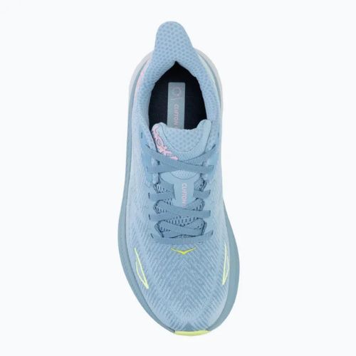 Női futócipő HOKA Clifton 9 Wide szürkület/rózsaszín szürkület