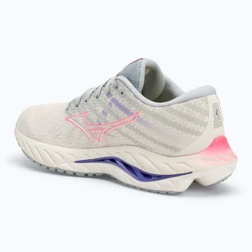 Női futócipő Mizuno Wave Inspire 19 snow white/ hi vis pink/ purple punch