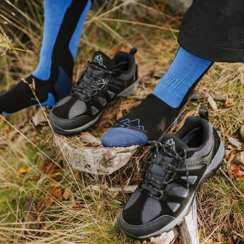 Férfi túracipő KADVA Traver Low WaterProof fekete