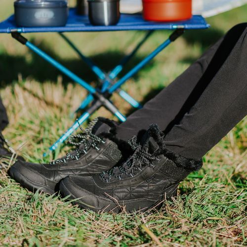 Női hócsizma KADVA Rava Mid WaterProof 3M Thinsulate fekete