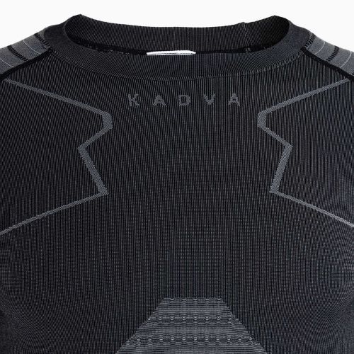 Férfi KADVA Streif Set varrás nélküli fekete thermo fehérnemű szett