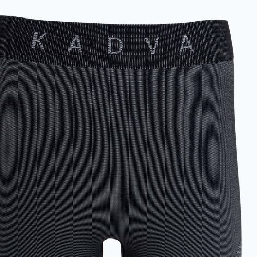 Női KADVA Streif W Set varrás nélküli fekete thermo fehérnemű szett