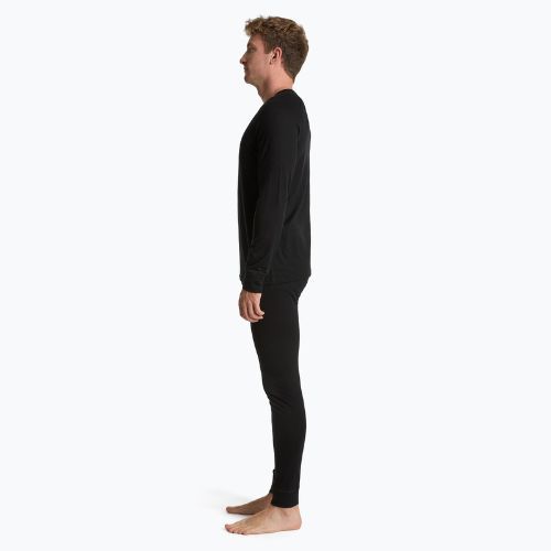 WOOLCANO Merino férfi termikus alsónemű szett SET0540 fekete