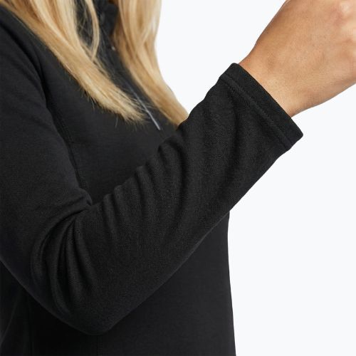 Női thermo pulóver WOOLCANO Merino TOP0545 fekete