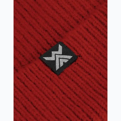 WOOLCANO Merino téli sapka HAT0440 piros