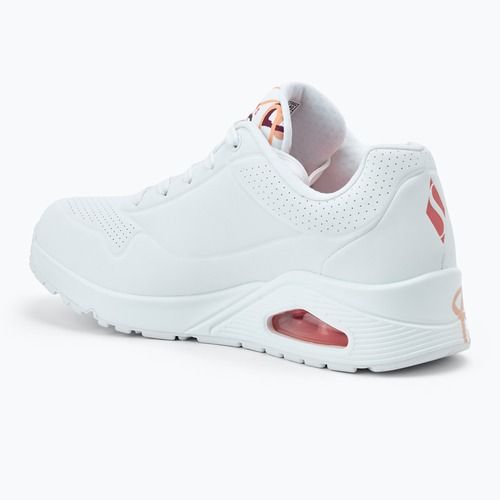 SKECHERS női cipő JGoldcrown Uno Spread The Love fehér/korall színben