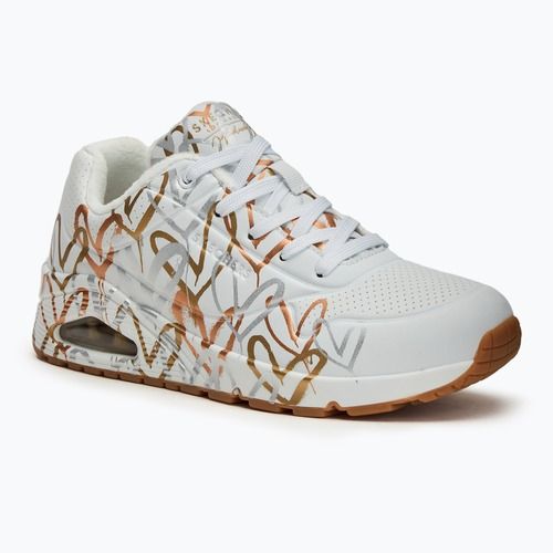 Női cipő SKECHERS Uno Metallic Love white/multicolor metallic