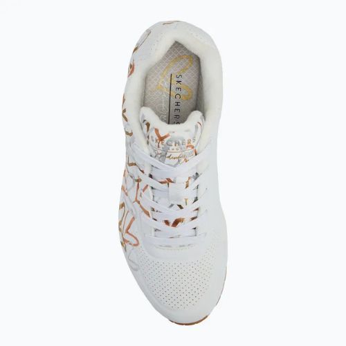 Női cipő SKECHERS Uno Metallic Love white/multicolor metallic