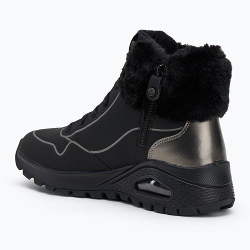 Női cipő SKECHERS Uno Rugged Fall Shimmer black/metallic