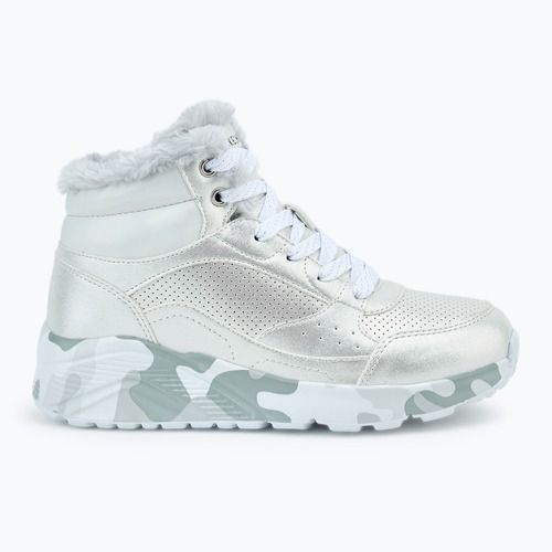 Gyerekcipő SKECHERS Uno Lite Camo Dazzle silver/grey