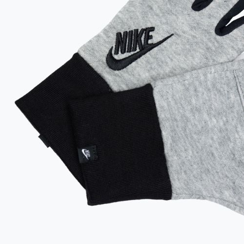Női futókesztyű Nike Club Fleece grey heather/black/black