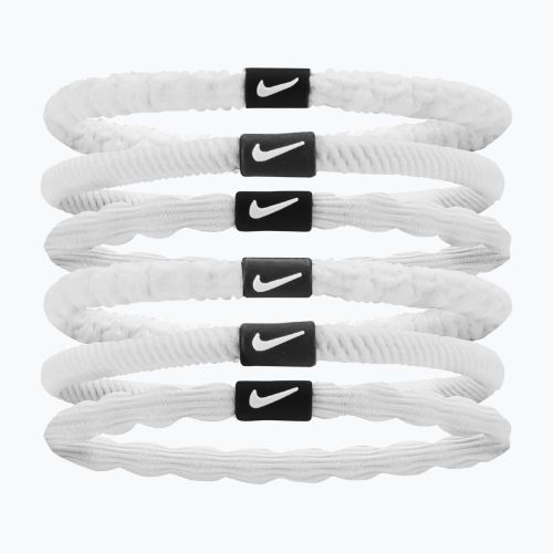 Hajgumi Nike Flex Hair Tie 6 szt. white/black/white