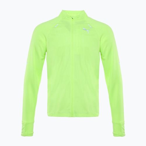 Női futókabát PUMA Run Gridfleece fizzy alma