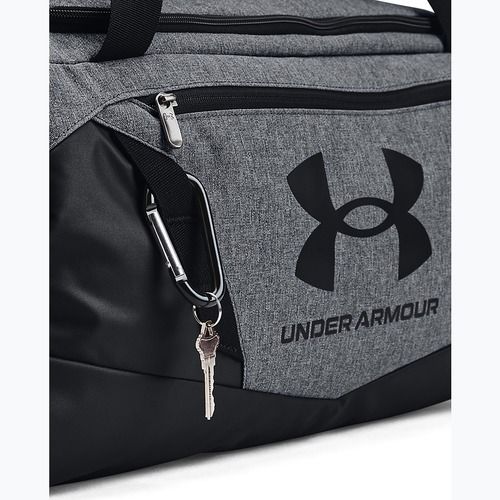 Under Armour Undeniable 5.0 Duffle S 40 l szurokszürke közepes heather/fekete/fekete táska