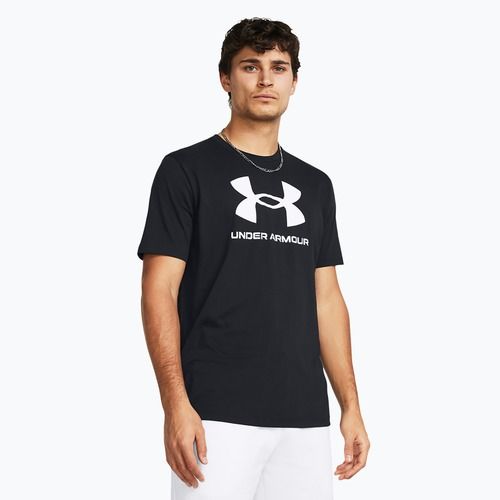 Férfi Under Armour Sportstyle Logo Update póló fekete/fehér