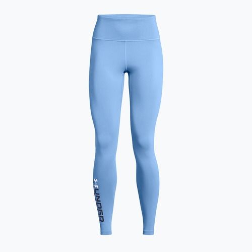 Under Armour Campus Graphic női edző leggings horizon kék/tech kék/fehér