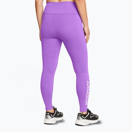Under Armour Campus Graphic női edző leggings pazar/só lila/fekete