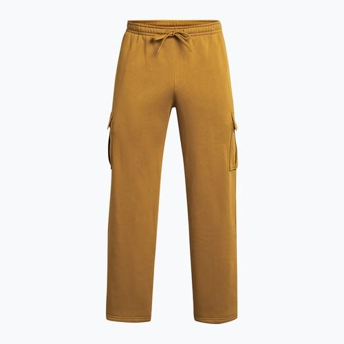 Férfi edzőnadrág Under Armour Project Rock Icon Fleece sárga okker/szürke